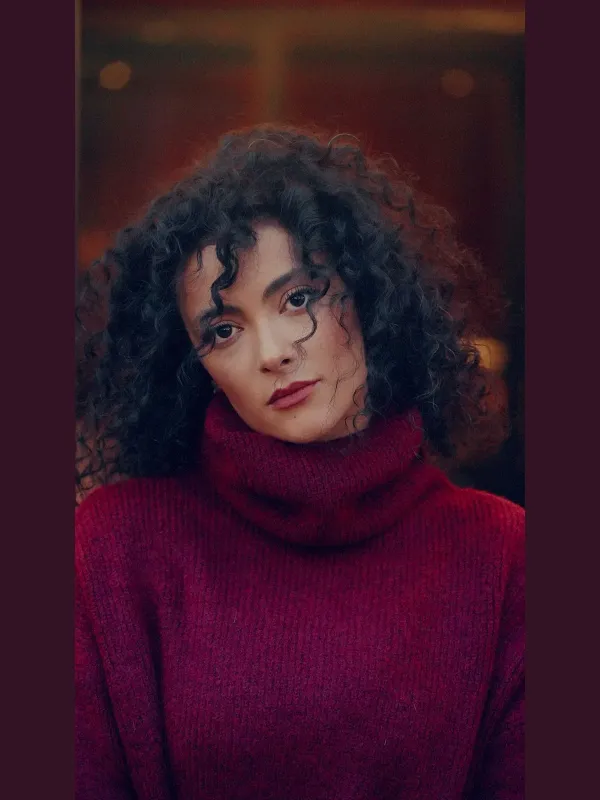 Bordo Balıkçı Yaka Triko