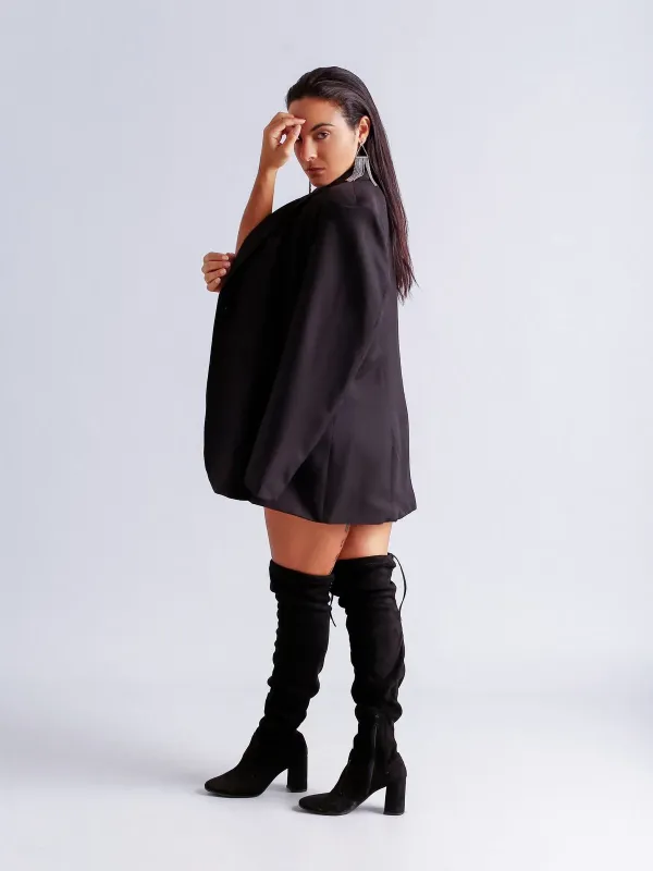 Siyah Oversize Blazer Ceket